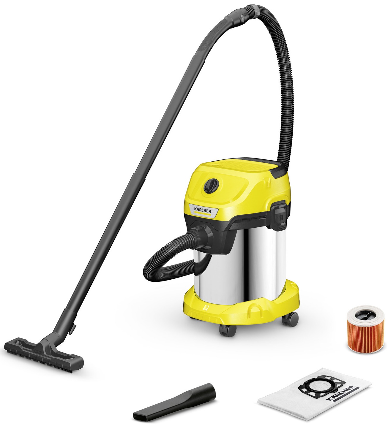 Пылесос Karcher WD 3 S V-17/4/20 сухая и влажная уборка - купить по цене 9  985 ₽ в ДоброСтрой Магнитогорск